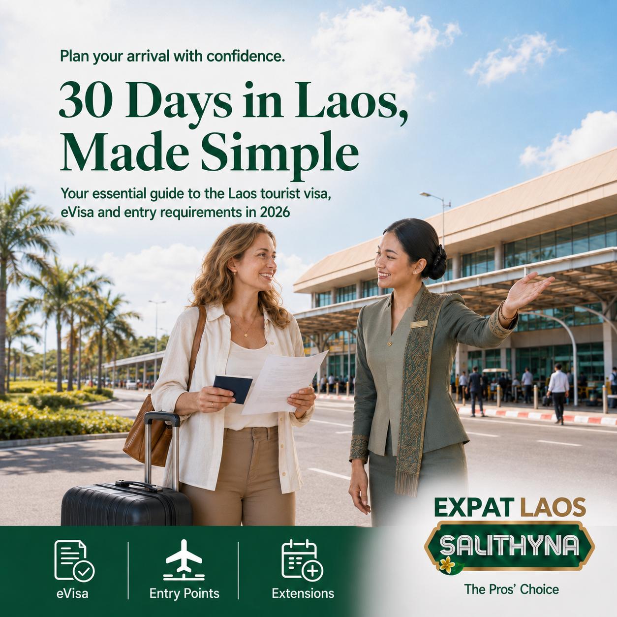 Laos tourist visa guide 2025-2026 - eVisa, entry points and extensions