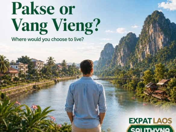 Pakse ou Vang Vieng : deux styles de vie, un choix