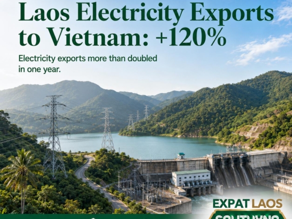Laos electricity exports to Vietnam up 120% – hydropower dam and power grid